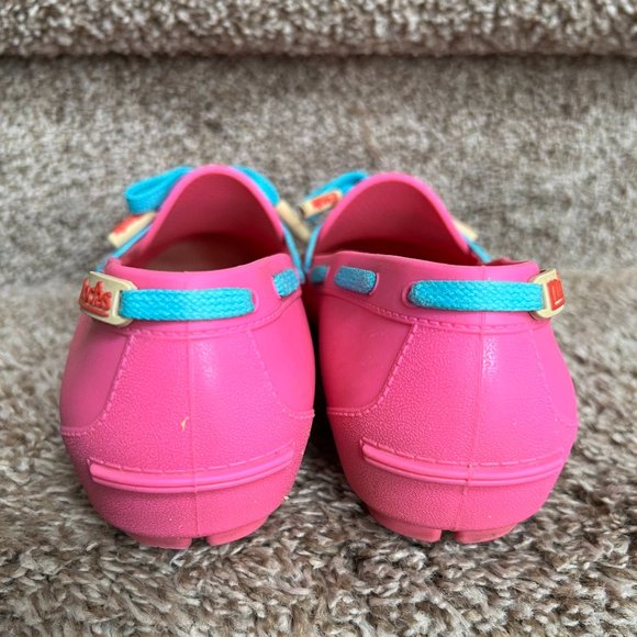 Mocks Women's Pink Mocklite Driver Rubber Loafers - Picture 4 of 11